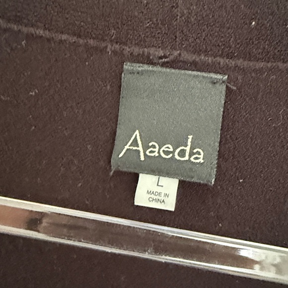 Black Floral Women's Cardigan by Aaeda - Size Large - Picture 4 of 7